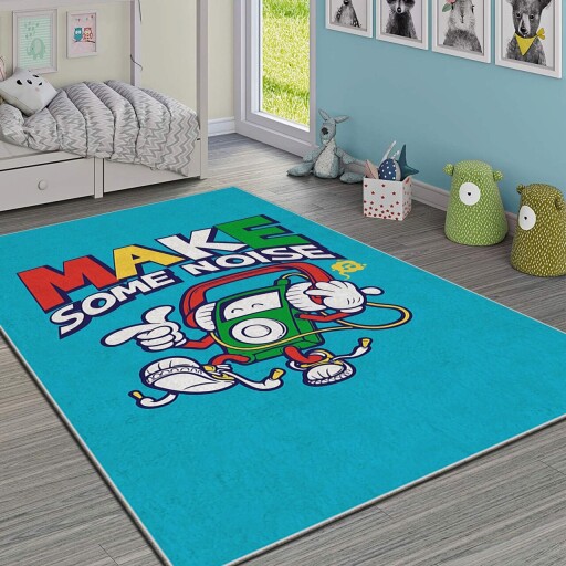 Covor pentru copii, Hmı Kdc-71, 80x140 cm, Multicolor