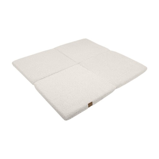 Saltea de joacă pentru copii crem 120x120 cm – Meowbaby