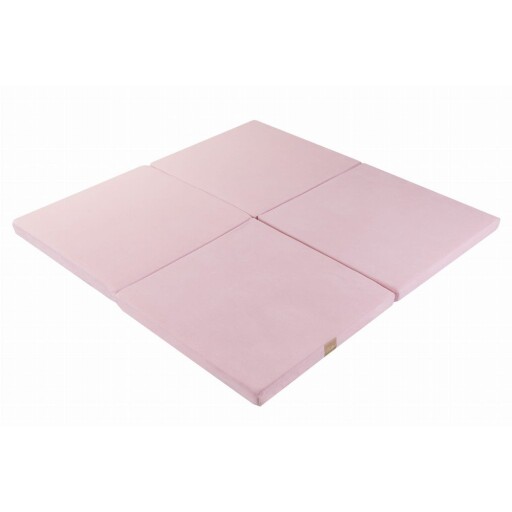 Saltea de joacă pentru copii roz-deschis 120x120 cm – Meowbaby