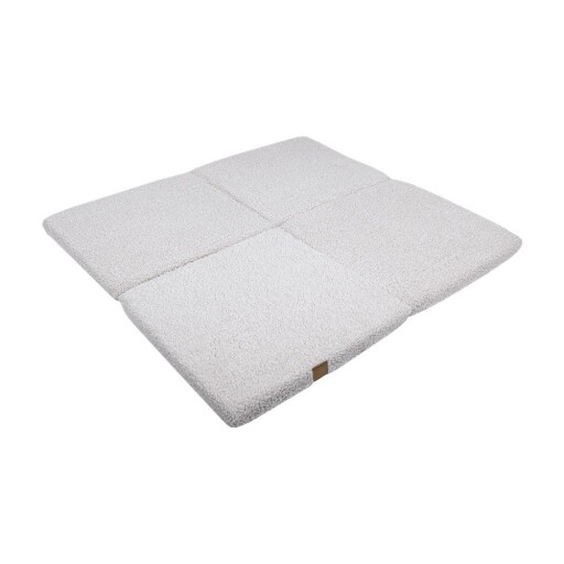 Saltea de joacă pentru copii albă 120x120 cm – Meowbaby