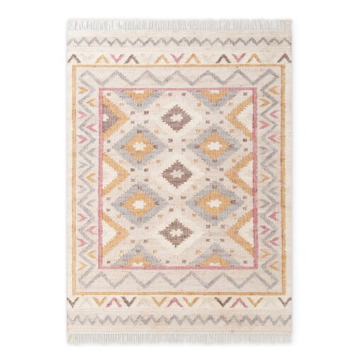 Covor crem țesut manual din iută 160x230 cm Roya Imani – Elle Decoration