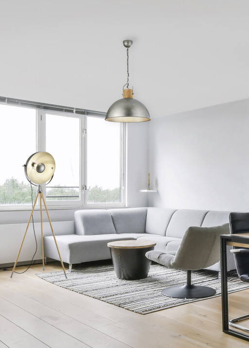 Lustra Delhi, TRIO, 45x150 cm, 60W, 1x E27, metal, nichel antic/natur