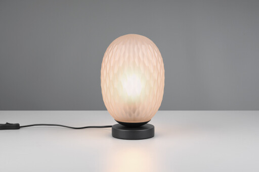 Lampa de masa Facette, TRIO, 17.5x28.5 cm, 25W, 1x E27, metal, chihlimbar