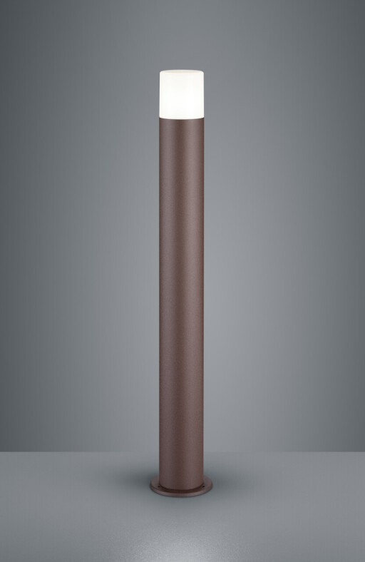 Lampadar de exterior Hoosic, TRIO, 12x80 cm, 28W, 1x E27, aluminiu, maro