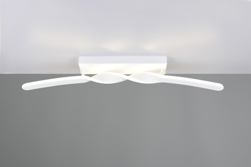 Plafoniera Ginko, RL, 79x9x12.5 cm, 18W, 1x SMD, metal, alb mat