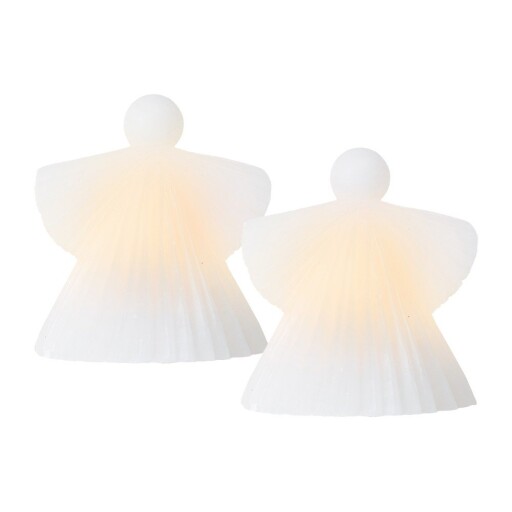 Decorațiuni luminoase albe 2 buc. ø 9 cm Asta – Sirius