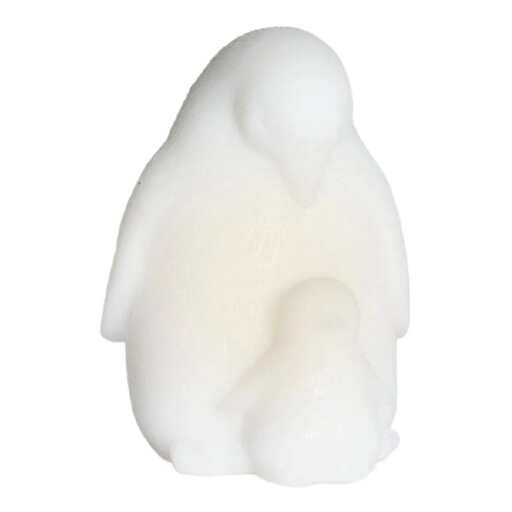 Decorațiune luminoasă albă cu baterii ø 9 cm Penguin – Sirius