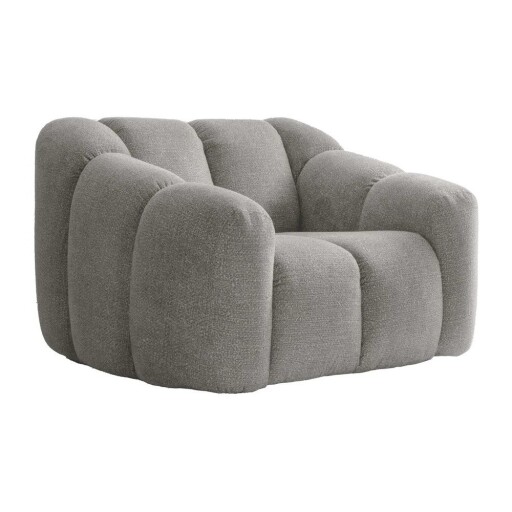 Fotoliu gri deschis Shell – Miuform