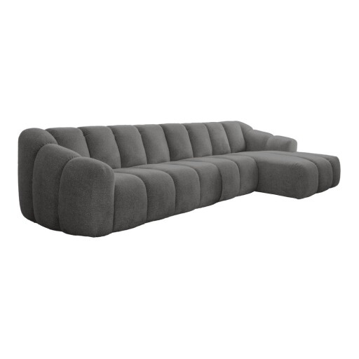 Colțar gri (cu colț pe partea dreaptă/cu șezlong) Shell – Miuform