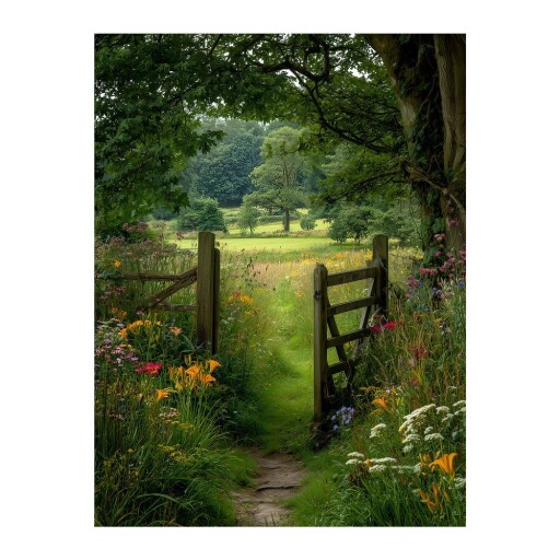 Tablou 60x80 cm Garden Gate – Styler