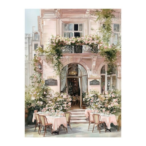 Tablou 60x80 cm Café de Fleurs – Styler