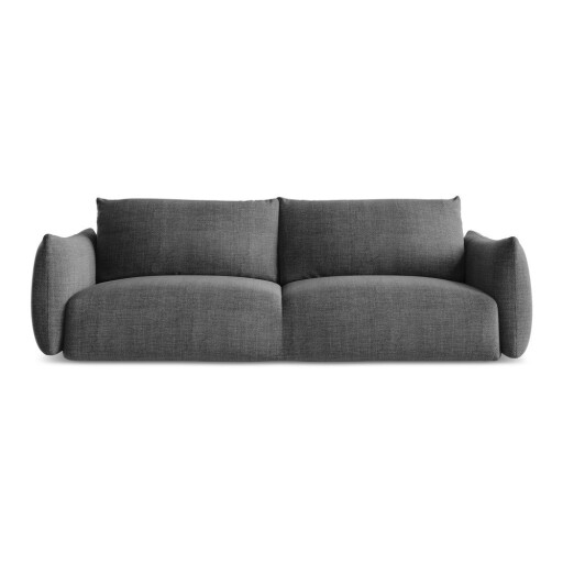 Canapea gri închis extensibilă 230 cm Leila – Makamii