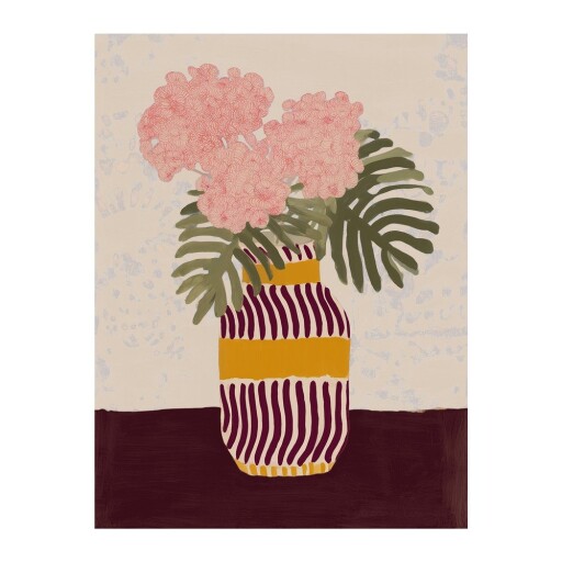 Tablou 60x80 cm Striped Vase – Styler