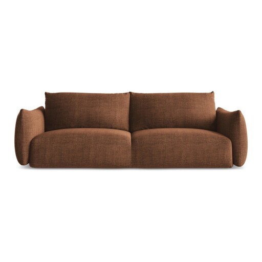 Canapea teracotă extensibilă 230 cm Leila – Makamii