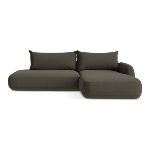 Colțar maro extensibil (cu colț pe partea dreaptă/cu șezlong) Hale – Makamii