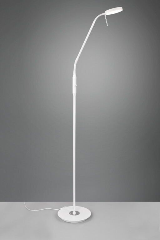 Lampadar Monza, TRIO, 25x50x145 cm, 12W, 1x SMD, metal, alb mat