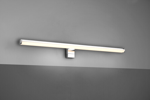 Aplica de perete Lino, TRIO, 60x6 cm, 11W, 1x SMD, plastic, argintiu