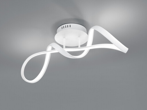 Plafoniera Perugia, RL, 60x18x22 cm, 28W, 1x SMD, metal, alb mat