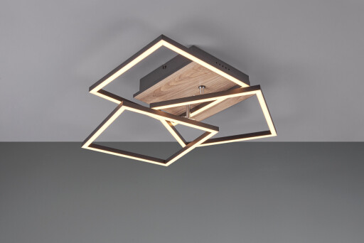 Plafoniera Mobile, RL, 39x42x10 cm, 27W, 1x SMD, MDF, natur