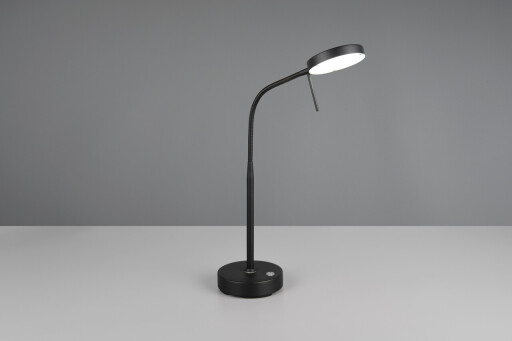 Lampa de masa Moreno, RL, 14x11x65 cm, 3W, 1x SMD, metal, negru mat
