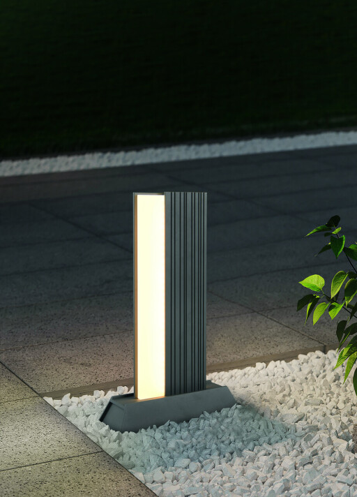 Lampadar de exterior Mariza, TRIO, 31x11.5x50 cm, 11W, 1x SMD, aluminiu, antracit