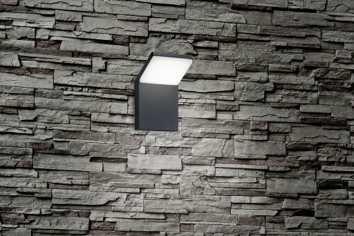 Aplica de perete pentru exterior Pearl, TRIO, 10x10.5x16 cm, 8W, 1x SMD, aluminiu, antracit