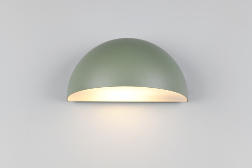 Aplica de perete pentru exterior Maas, TRIO, 27x15.5x14.3 cm, 10W, 1x E27, aluminiu, verde