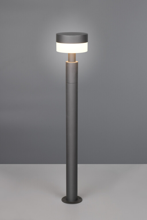Lampadar de exterior Mackenzie, TRIO, 16.5x95 cm, 8W, 1x SMD, aluminiu, antracit