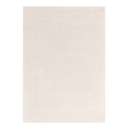Covor fildeș țesut manual din lână 120x170 cm Orlo Ivory – Asiatic Carpets