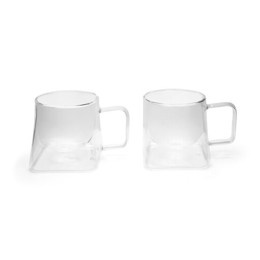 Căni 2 buc. cu perete dublu din sticlă 220 ml Otto – Leopold Vienna