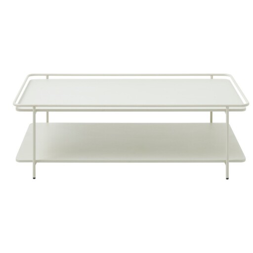 Măsuță de cafea gri deschis din metal 55x110 cm Yuba – Unique Furniture