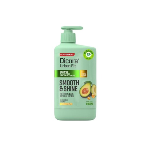 Sampon nutritiv pentru toate tipurile de par Moringa si Avocado, Dicora Urban Fit, 800 ml