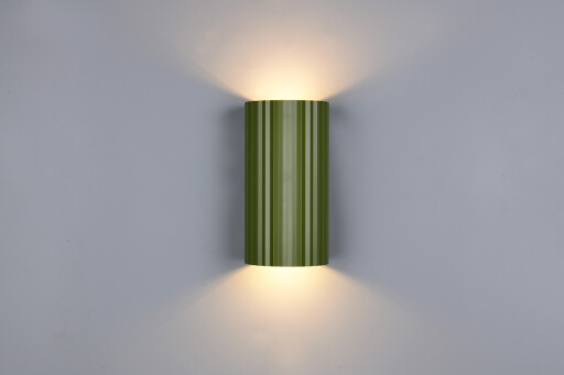 Aplica de perete Soka, TRIO, 9.5x8.5x18 cm, 10W, 2x GU10, metal, verde