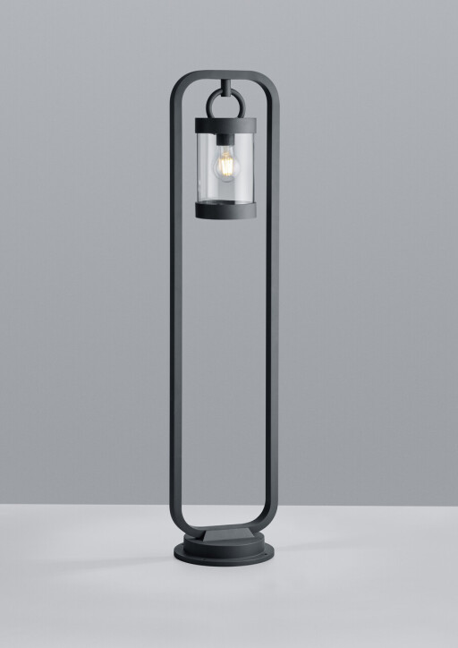 Lampadar de exterior Sambesi, TRIO, 23x21x100 cm, 28W, 1x E27, aluminiu, antracit