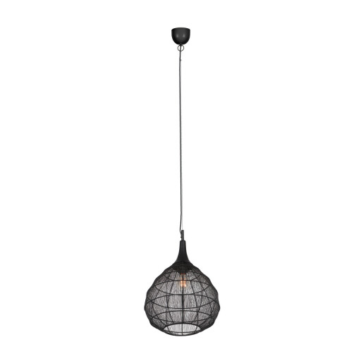 Lustra Soraya, TRIO, 42x150 cm, 10W, 1x E27, metal, negru mat