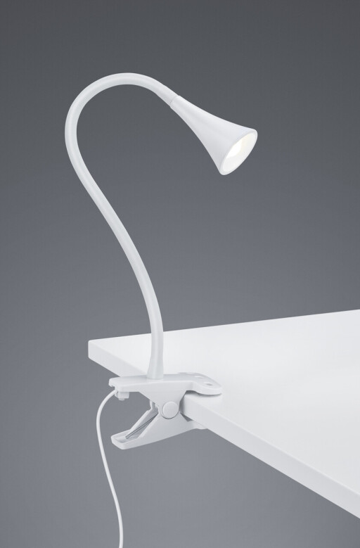 Lampa de masa Viper, RL, 6.2x35 cm, 3W, 1x SMD, plastic, alb