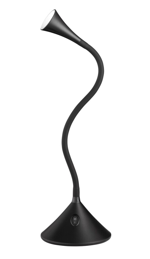 Lampa de masa Viper, RL, 13.5x31.8 cm, 3W, 1x SMD, plastic, negru