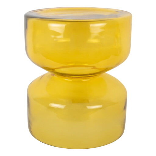 Măsuță auxiliară rotundă din sticlă ø 35 cm Doble – Leitmotiv