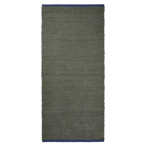 Covor tip traversă verde închis din iută 70x150 cm Notes – Mette Ditmer Denmark