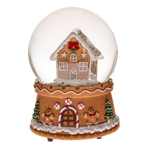 Figurină muzicală din polirășină (înălțime 14,5 cm) Snowy House – Dakls