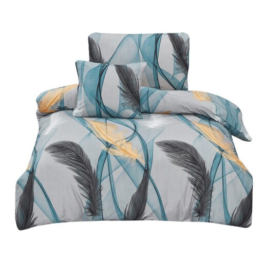 Lenjerie de pat din microsatin pentru pat de o persoană cu 3 piese 140x200 cm Melissa – My House