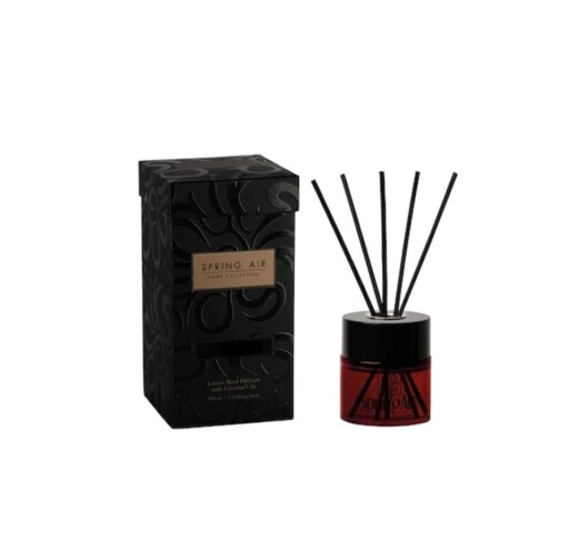 Odorizant camera cu bete de ratan Scandal, 100ml, Spring Air