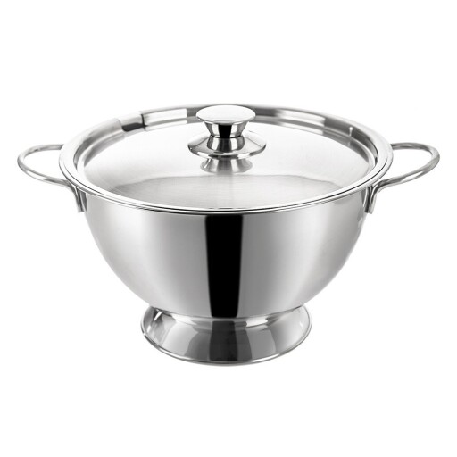 Bol argintiu din oțel inoxidabil ø 26 cm – Orion