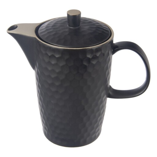 Ceainic negru din ceramică 1,3 l Tea Time – Orion