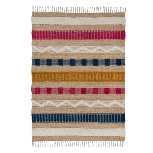 Covor în culoare naturală țesut manual din amestesc de lână 200x290 cm Medina – Flair Rugs