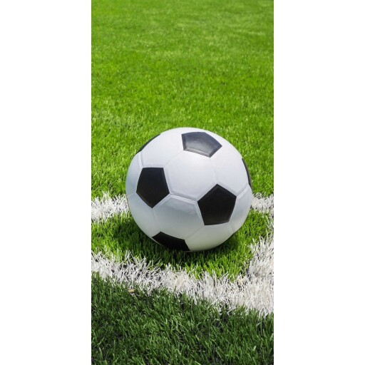 Prosop pentru copii verde din bumbac 70x140 cm Football – Jerry Fabrics