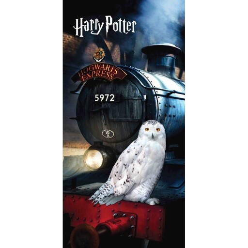 Prosop pentru copii din bumbac 70x140 cm Harry Potter "Hedwig" – Jerry Fabrics