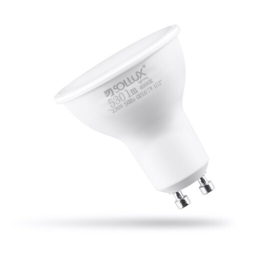 Bec LED GU10, cu lumină neutră 7 W – Sollux