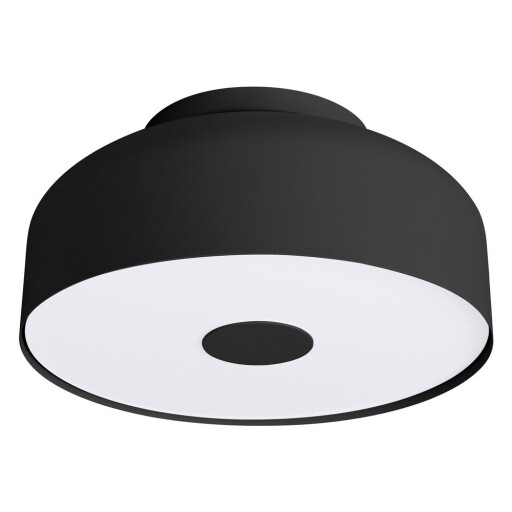Plafonieră neagră ø 30 cm Blacko – Sollux