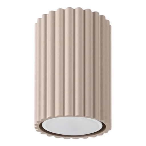 Spot taupe din metal ø 6,5 cm Gleam – Sollux